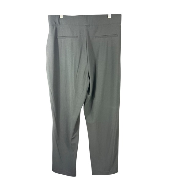 Hilary Radley Pants Womens Large Black Pleated Stretch Pull On Dress Workwear - Picture 3 of 8
